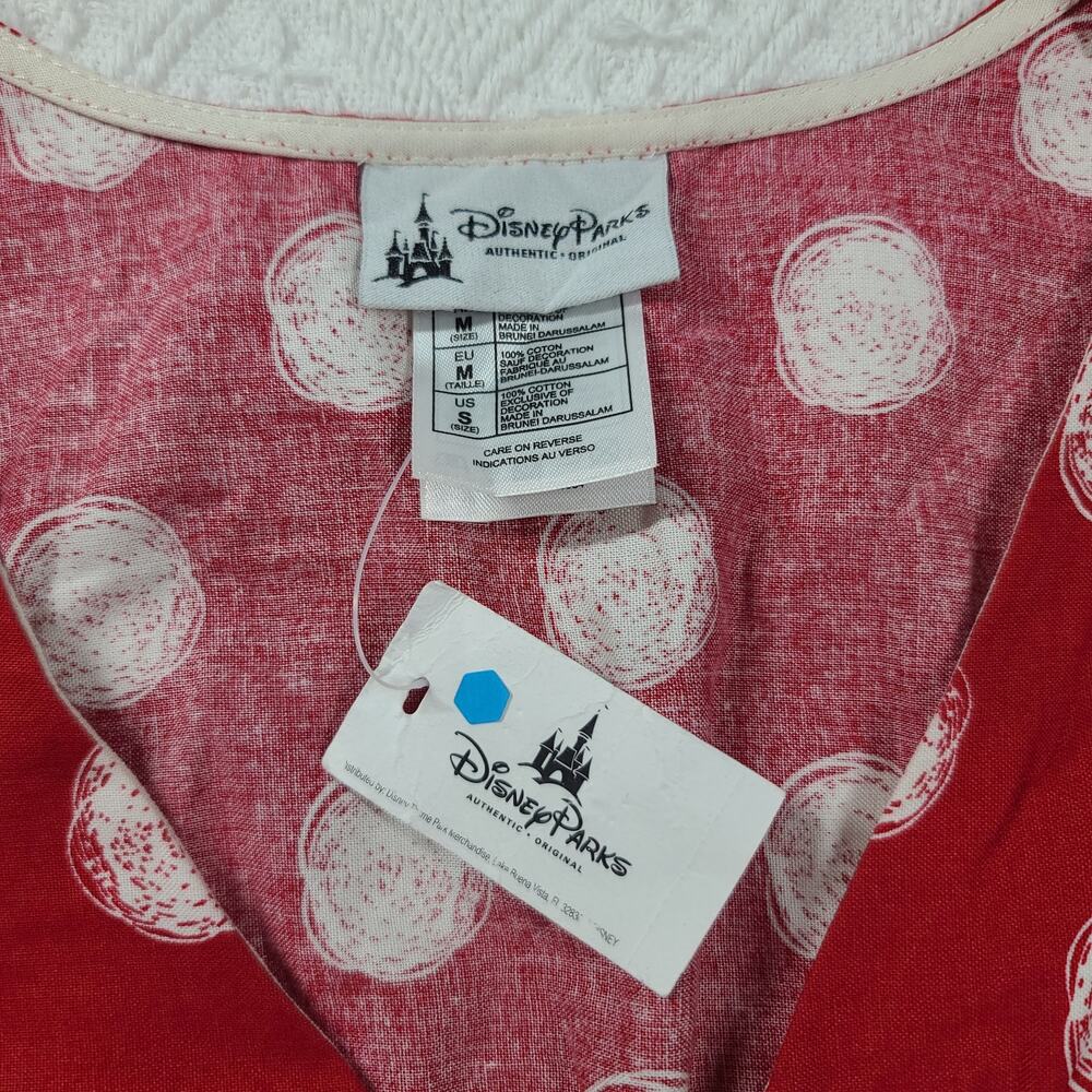 Disney Park Minnie Mouse red polka dot dress Size small Resort Theme park wear - Picture 9 of 12